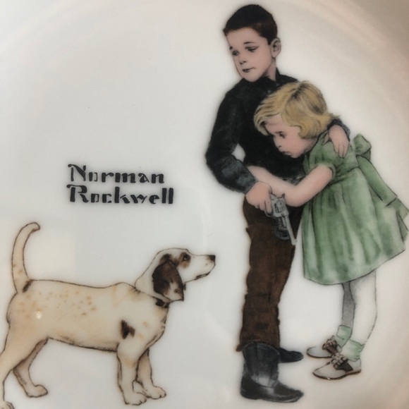 Norman Rockwell "Big Brother" Limited Series Collector's Porcelain Plate - Picture 9 of 10